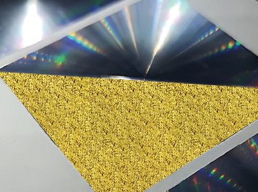 Hologram sticker with optical variable ink printing