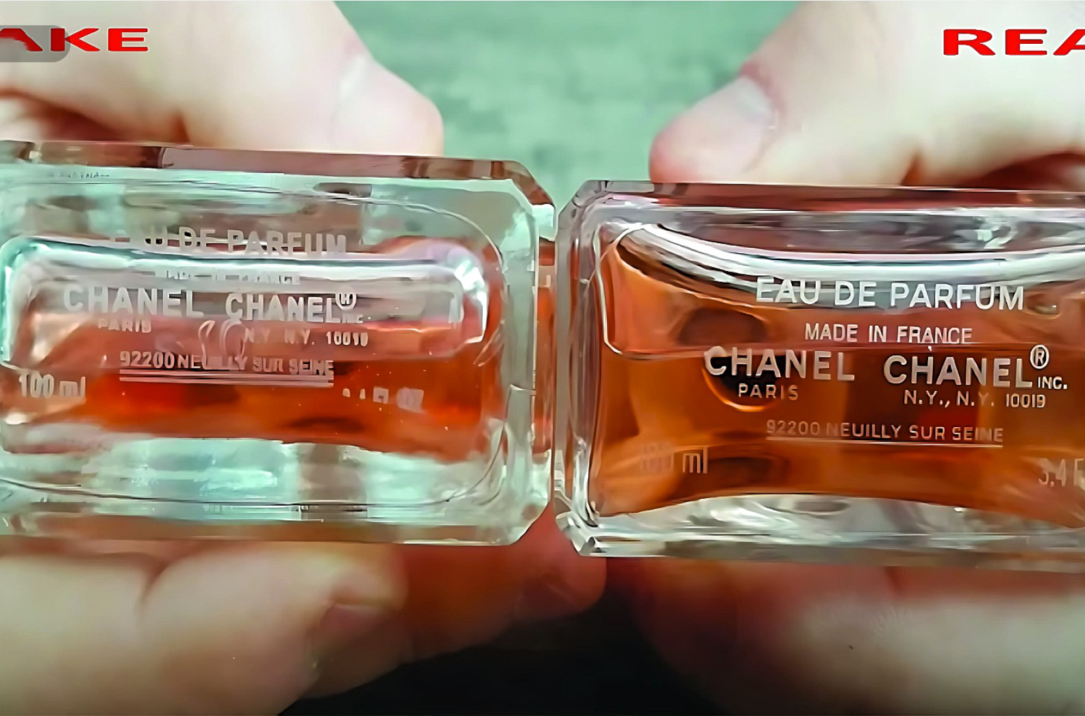 Fake Chanel perfume