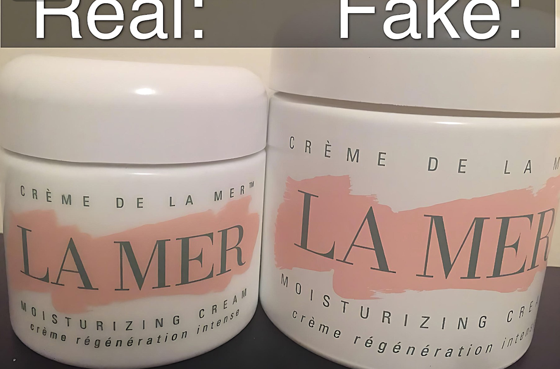 Fake La Mer cream