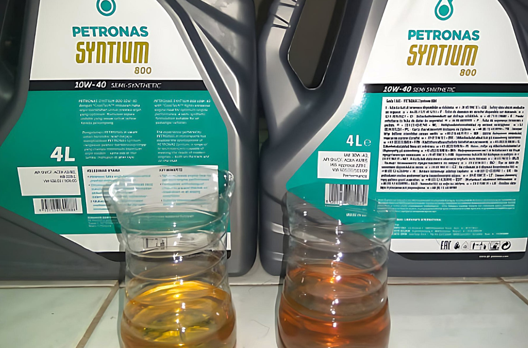 Fake Petronas engine oil