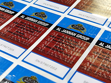 Customized red color scratch-off coating