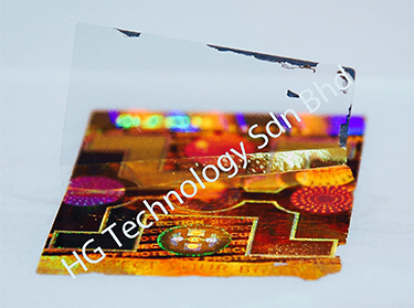 Tamper proof hologram sticker